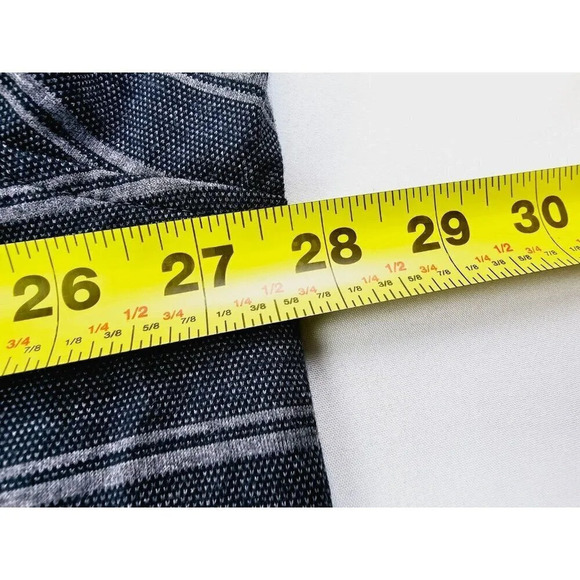 Cremieux Collection Size 2XL Men's Gray Stripe Long Sleeve Cotton Polo NWT - Picture 2 of 11